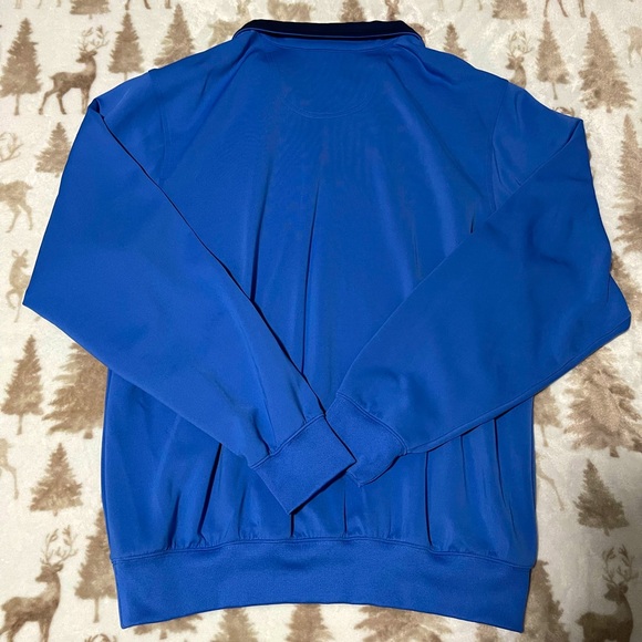 Fairway and Greene F&G Tech Men’s Blue 1/4 zip Atlanta Braves pullover (Size L) - Picture 3 of 4